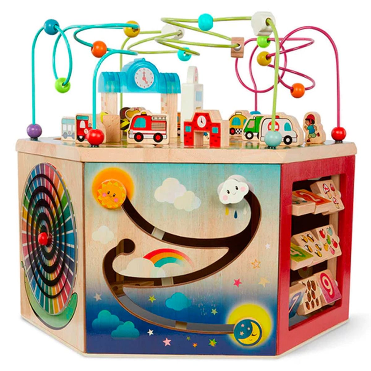 BATTAT TOY - Caramba Cubo Actividades Ciudad Battat Toy