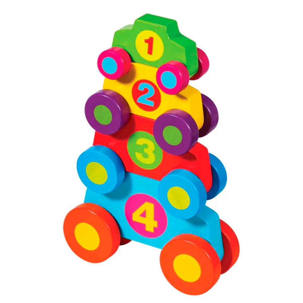 SCHYLLING - Caramba Autos De Madera Apilables Schylling