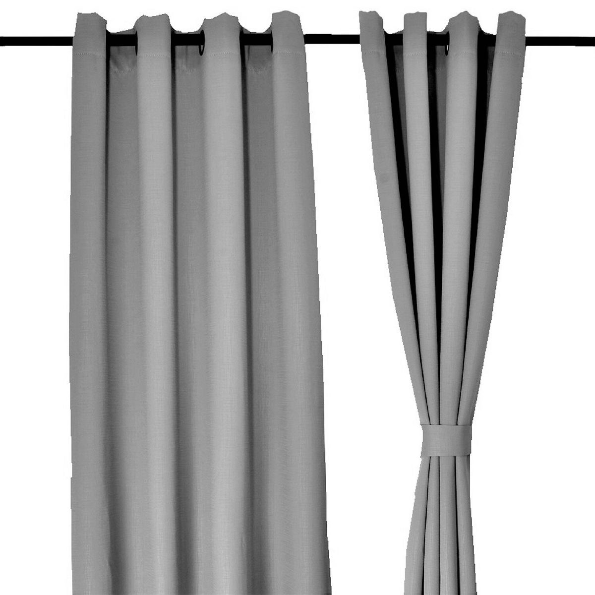 MASEL - Set  Cortina Embosed  sun out  1.40 x 2.25  Gris