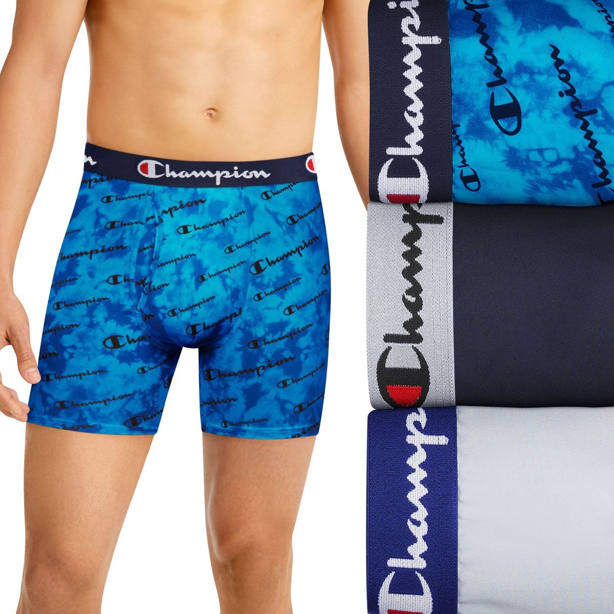 CHAMPION - Pack De 3 Boxer Hombre Champion