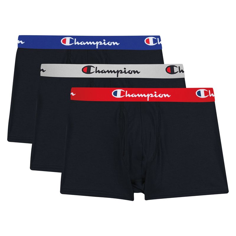 CHAMPION - Pack De 3 Boxer Algodón Hombre Champion