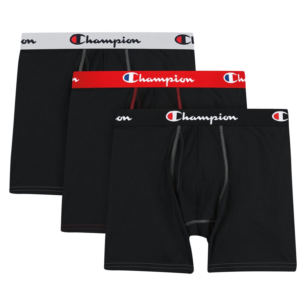 CHAMPION - Pack De 3 Boxer Algodón Hombre Champion