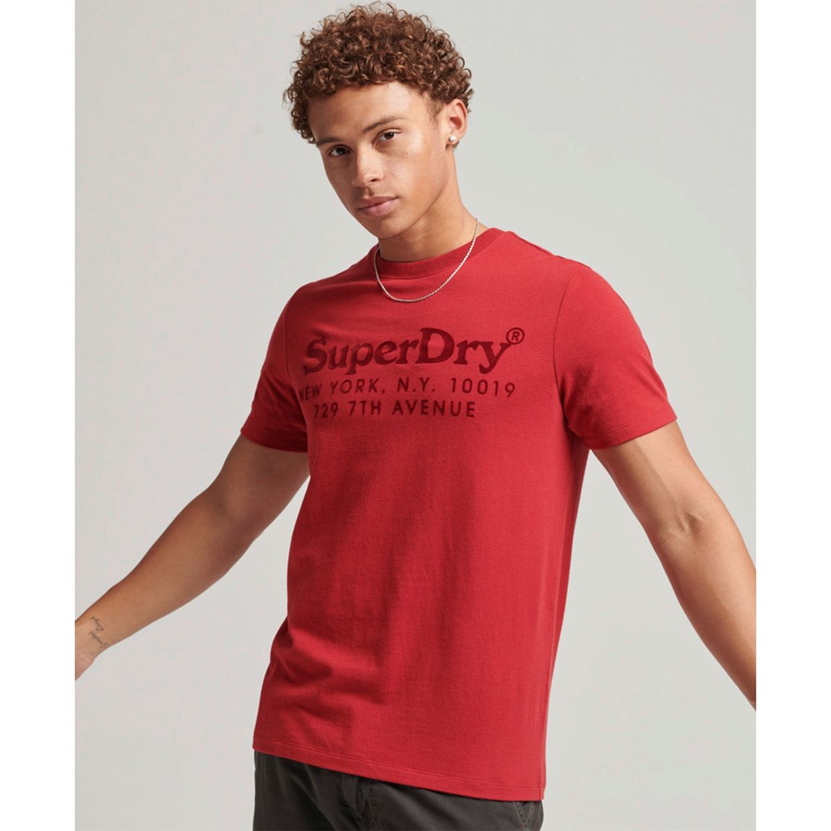 SUPERDRY - Polera Hombre Algodón Superdry