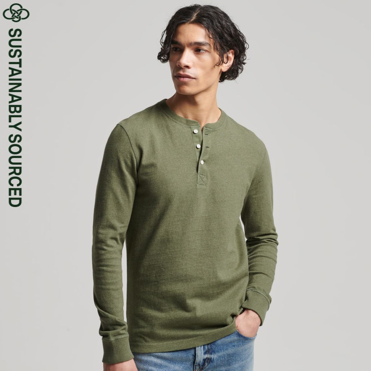 SUPERDRY - Polera Hombre Algodón Superdry