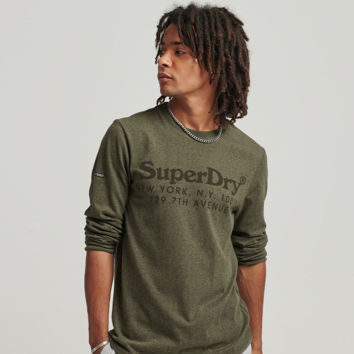 SUPERDRY - Polera Hombre Algodón Superdry