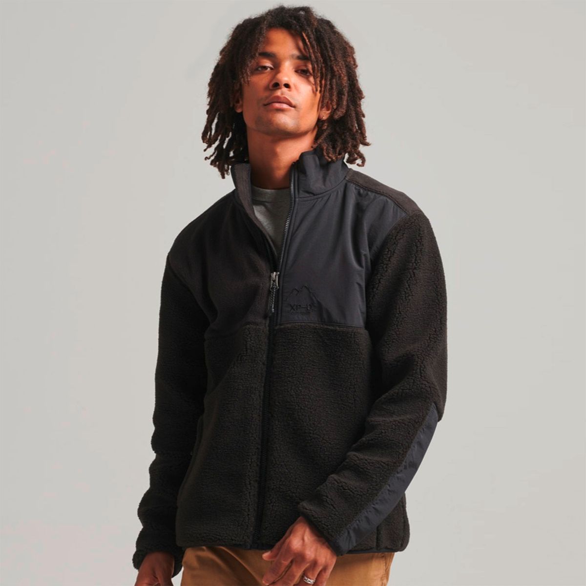 SUPERDRY - Polerón Polar Con Cierre Hombre Superdry