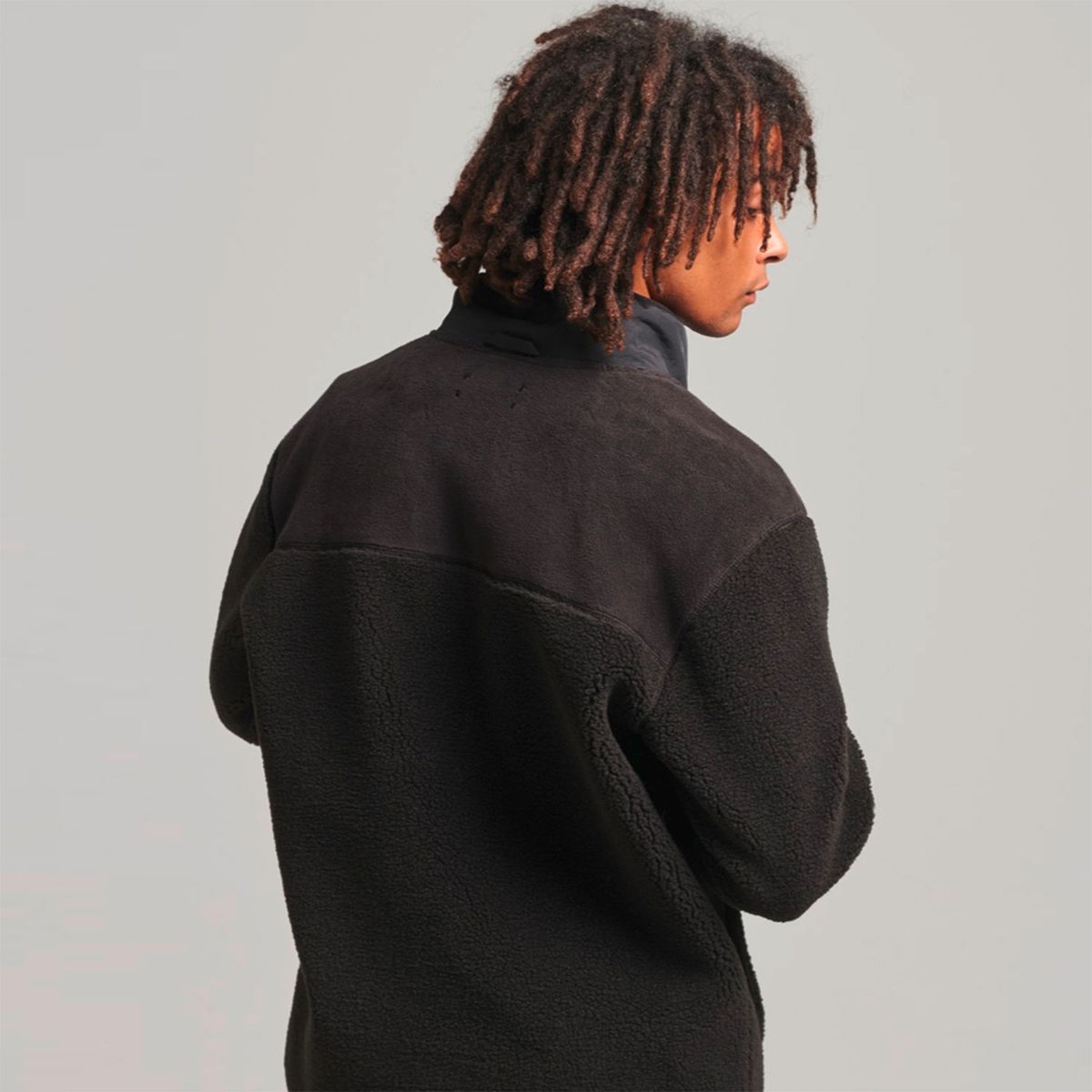 SUPERDRY - Polerón Polar Con Cierre Hombre Superdry