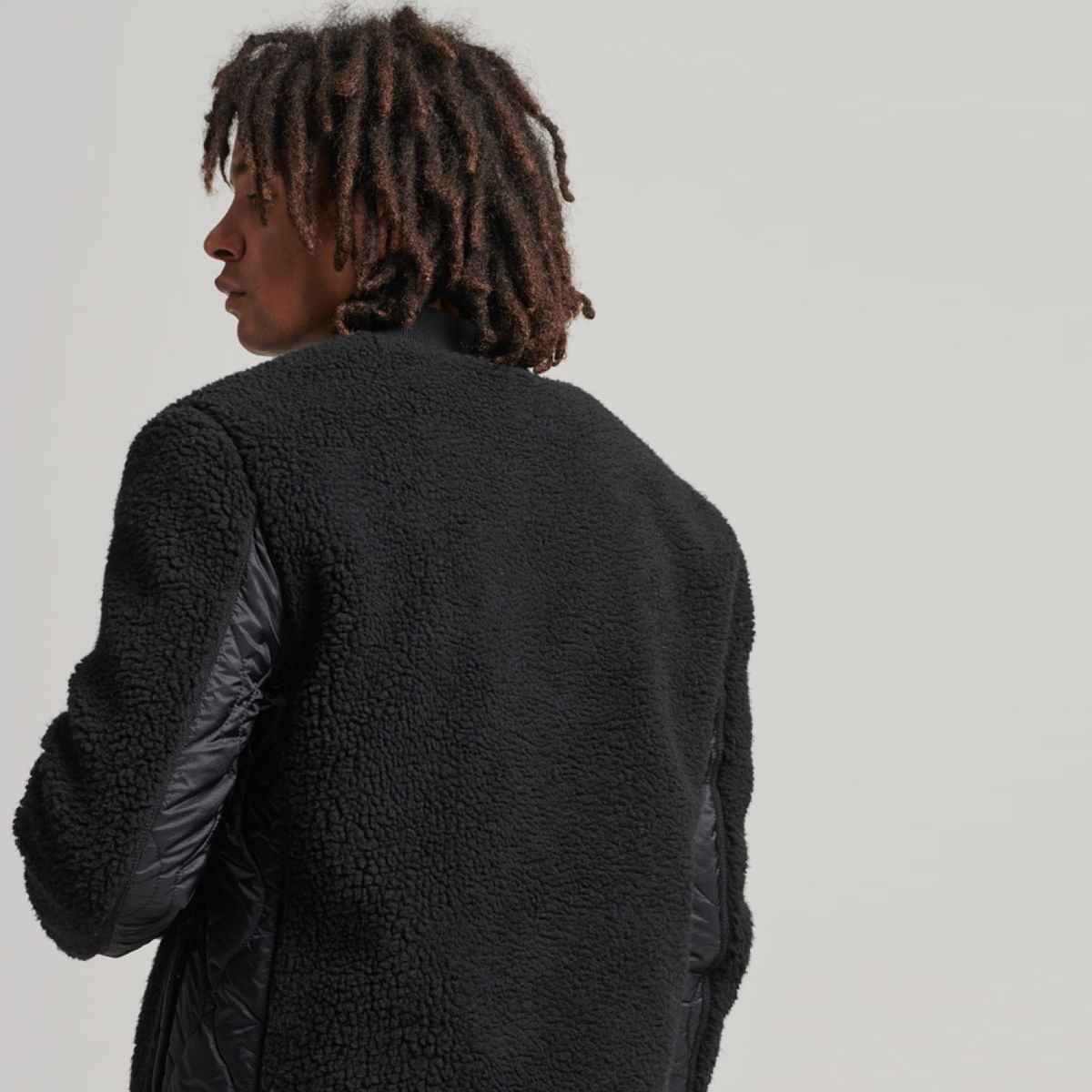 SUPERDRY - Chaqueta Vintage De Polar Con Cremallera Hombre Superdry