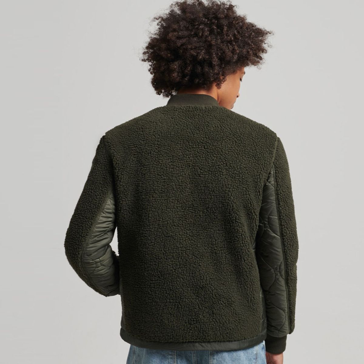 SUPERDRY - Chaqueta Vintage De Polar Con Cremallera Hombre Superdry