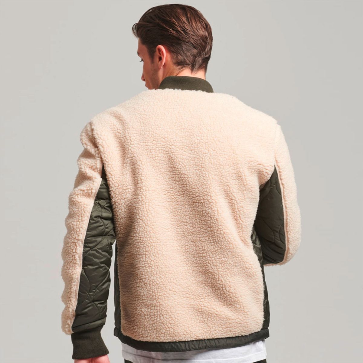 SUPERDRY - Chaqueta Vintage De Polar Con Cremallera Hombre Superdry