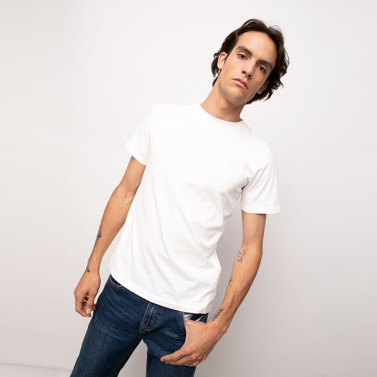 Polera Manga Corta Algodón Hombre