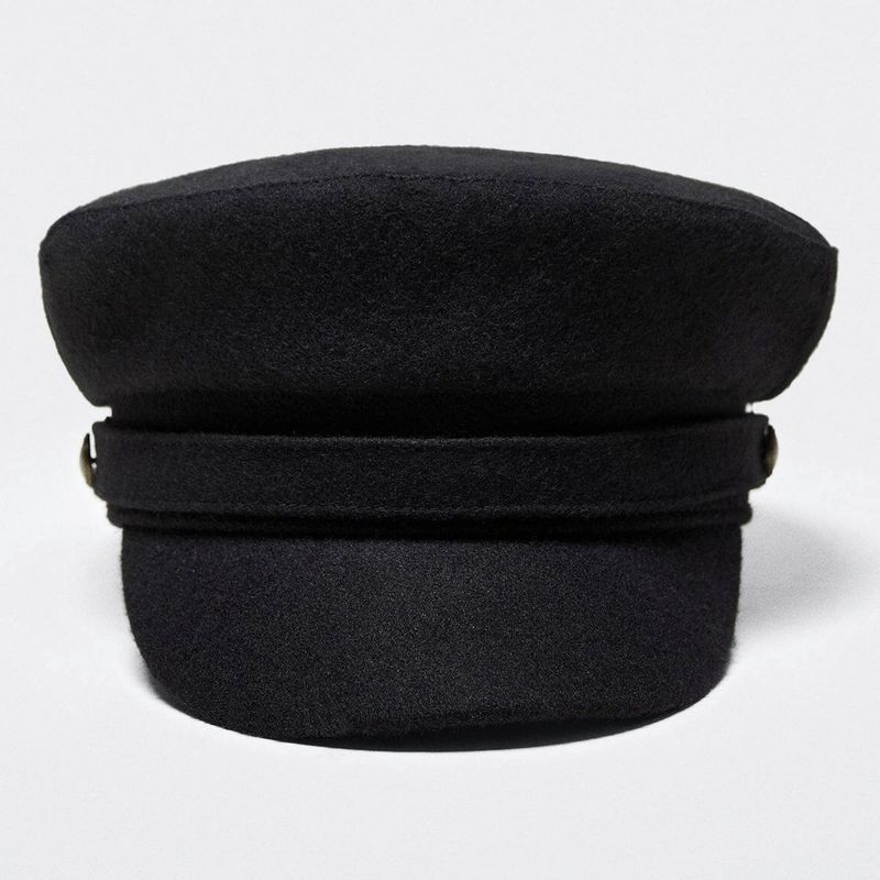 MANGO - Mango Gorro Lana Visera Baker1 Mujer