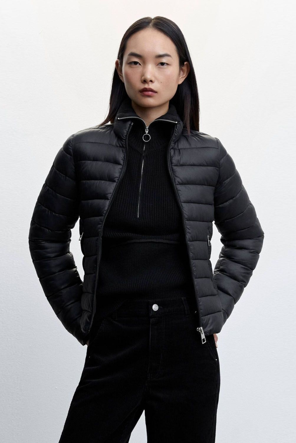 MANGO - Mango Parka Acolchado Bolsillos Blandi Mujer
