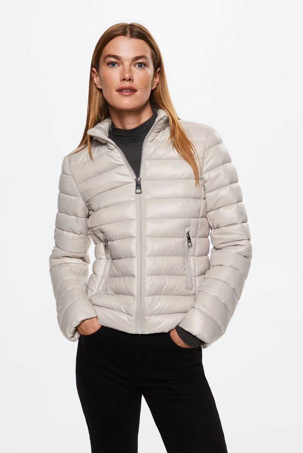 MANGO - Mango Parka Acolchado Bolsillos Blandi Mujer