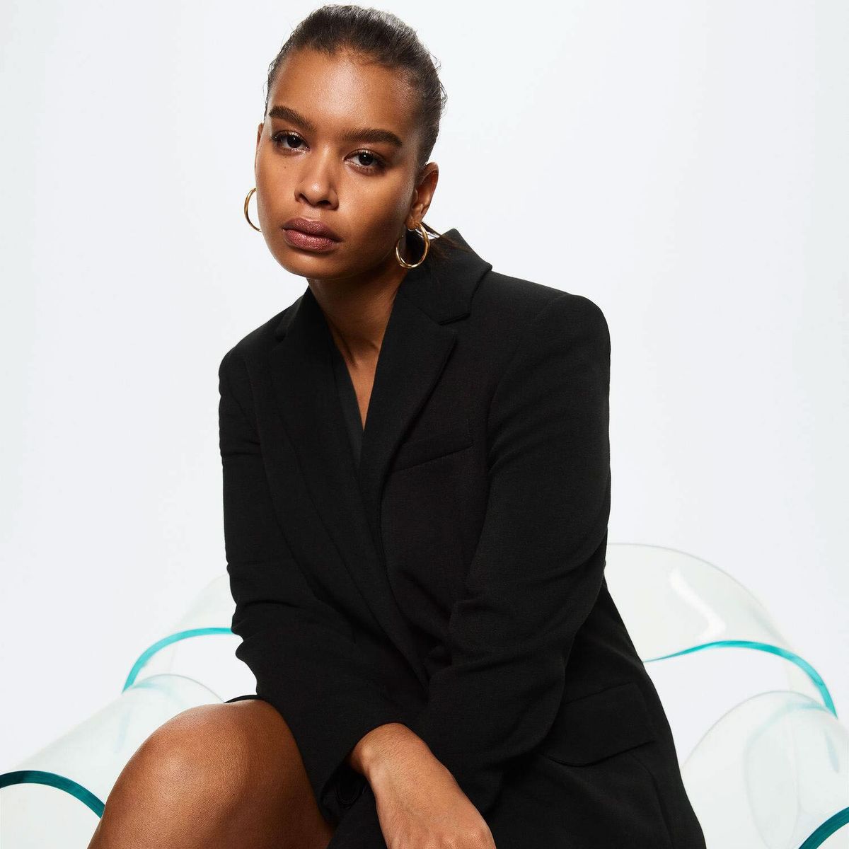 MANGO - Mango Abrigo Largo Cruzado Entallado Sugus Mujer