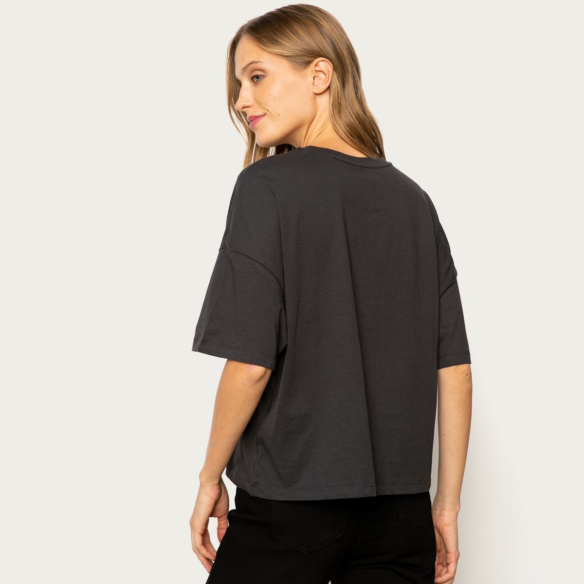 ONLY - Polera Algodón Manga Corta Mujer Only