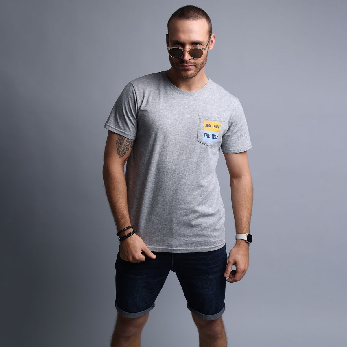 ARROW - Polera Manga Corta Algodón Hombre Arrow