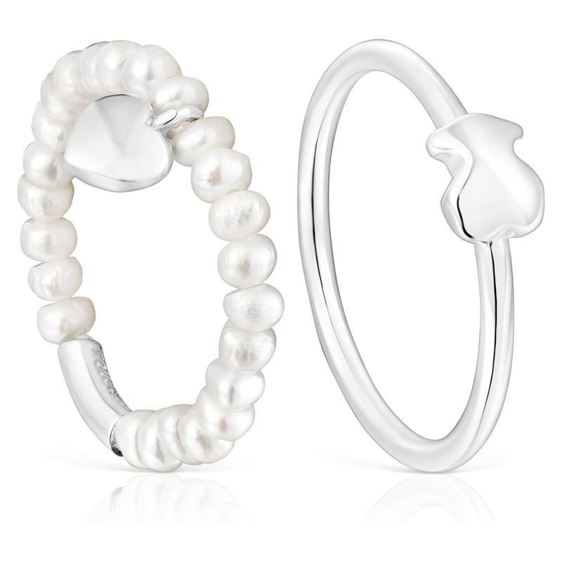 TOUS - Pack Anillos De Plata Mujer Tous