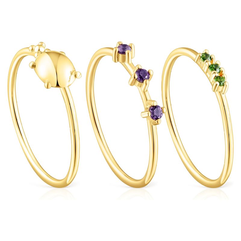 TOUS - Anillo Vermeil Mujer Tous
