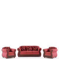 Juego Living Milano 3+1+1