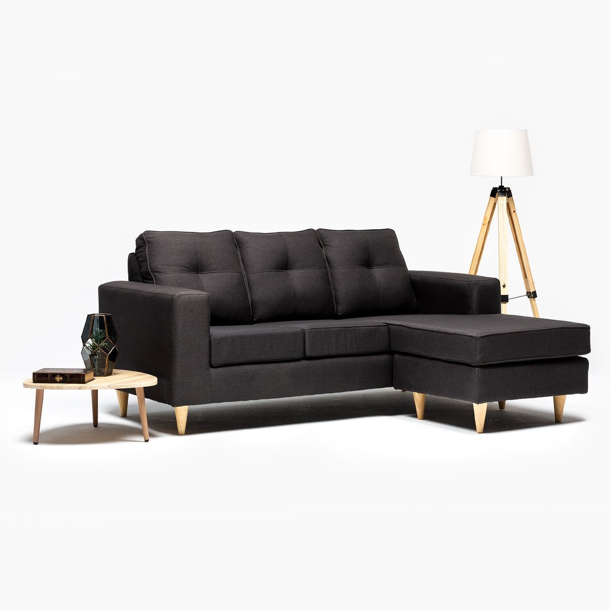 JDO & DESIGN - Sofá Seccional 3 Cuerpos Infinity Baiha 19 Inter Jdo & Design