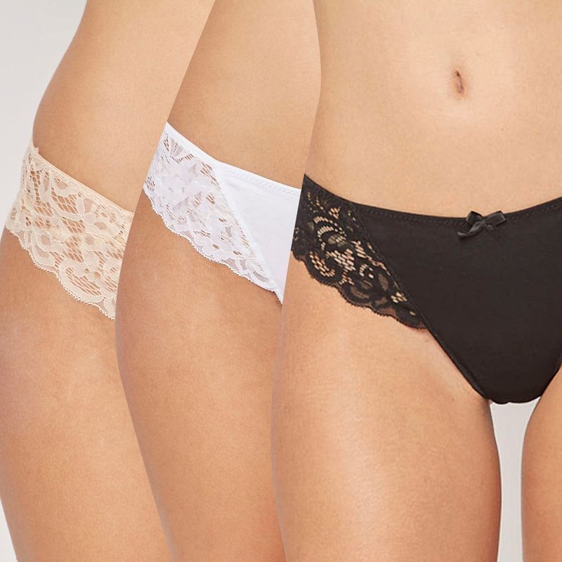 INTIME - Calzón Pack De 3 Colaless Mujer Intime