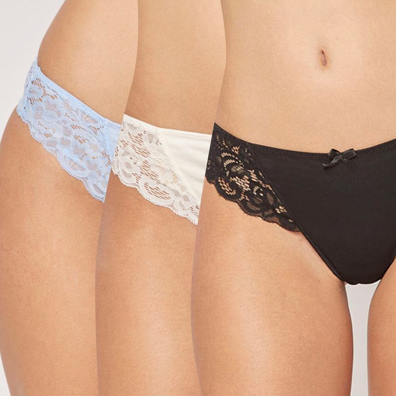 INTIME - Calzón Pack De 3 Colaless Mujer Intime