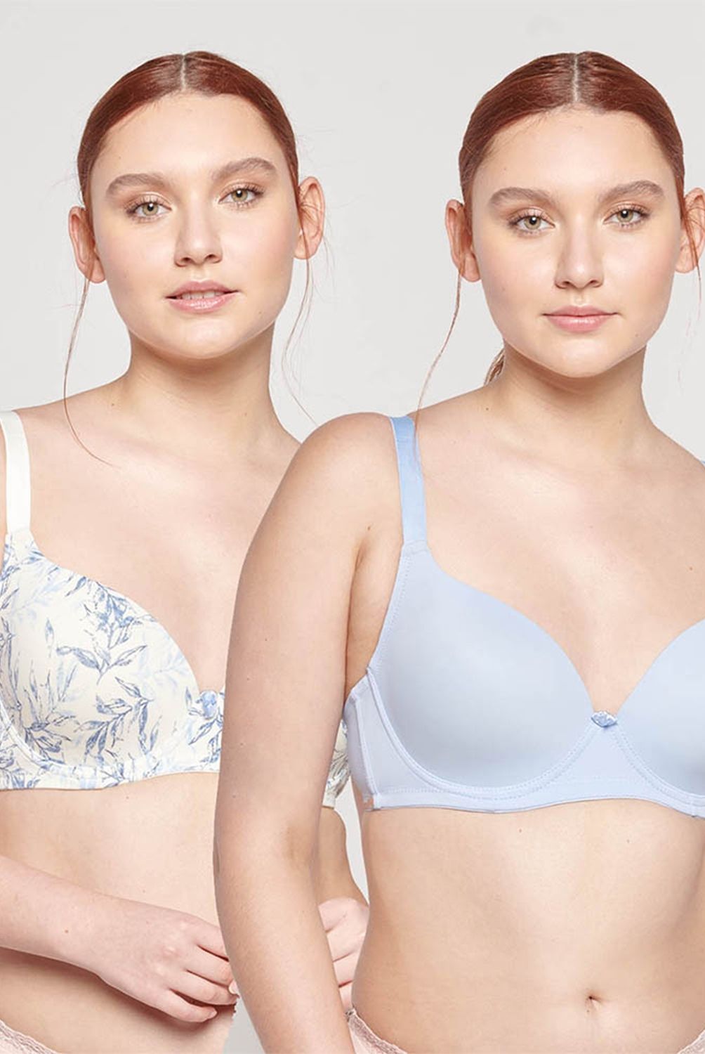 INTIME - Pack De 2 Sostenes Copa D Print Mujer Intime