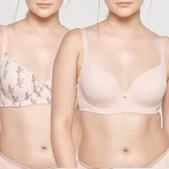 INTIME - Pack De 2 Sostenes Copa D Print Mujer