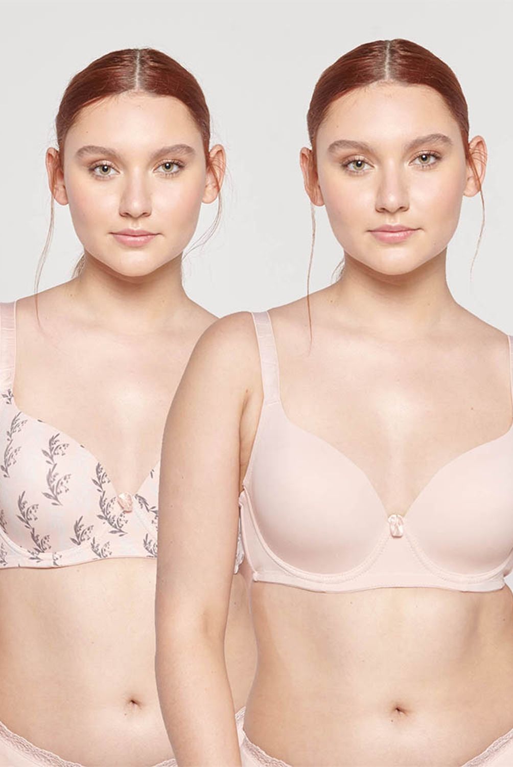 INTIME - Pack De 2 Sostenes Copa D Print Mujer Intime