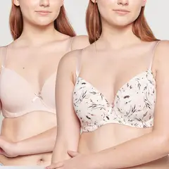INTIME - Pack De 2 Sostenes Copa D Mujer