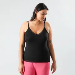 FLORES - Polera De Pijama Mujer Sin Mangas