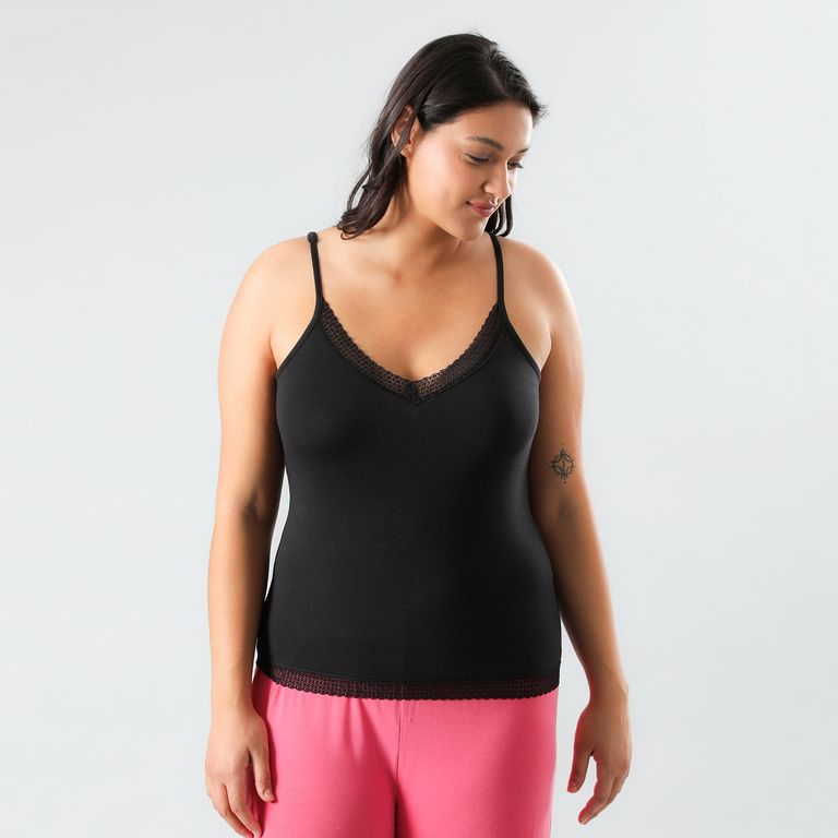 Polera De Pijama Mujer Sin Mangas