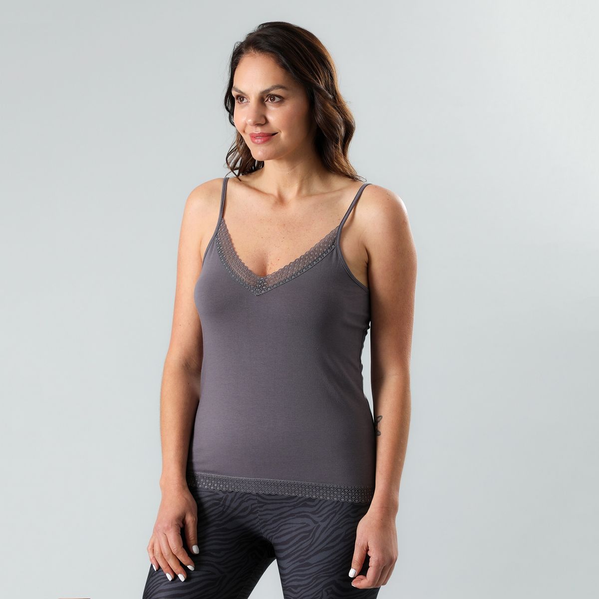 FLORES - Polera De Pijama Mujer Sin Mangas Flores