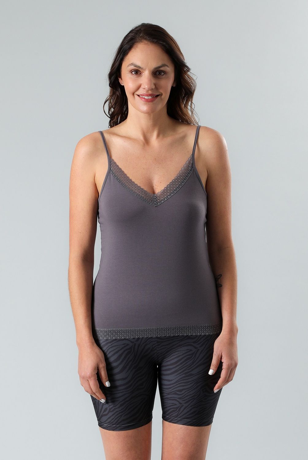 FLORES - Polera De Pijama Mujer Sin Mangas Flores