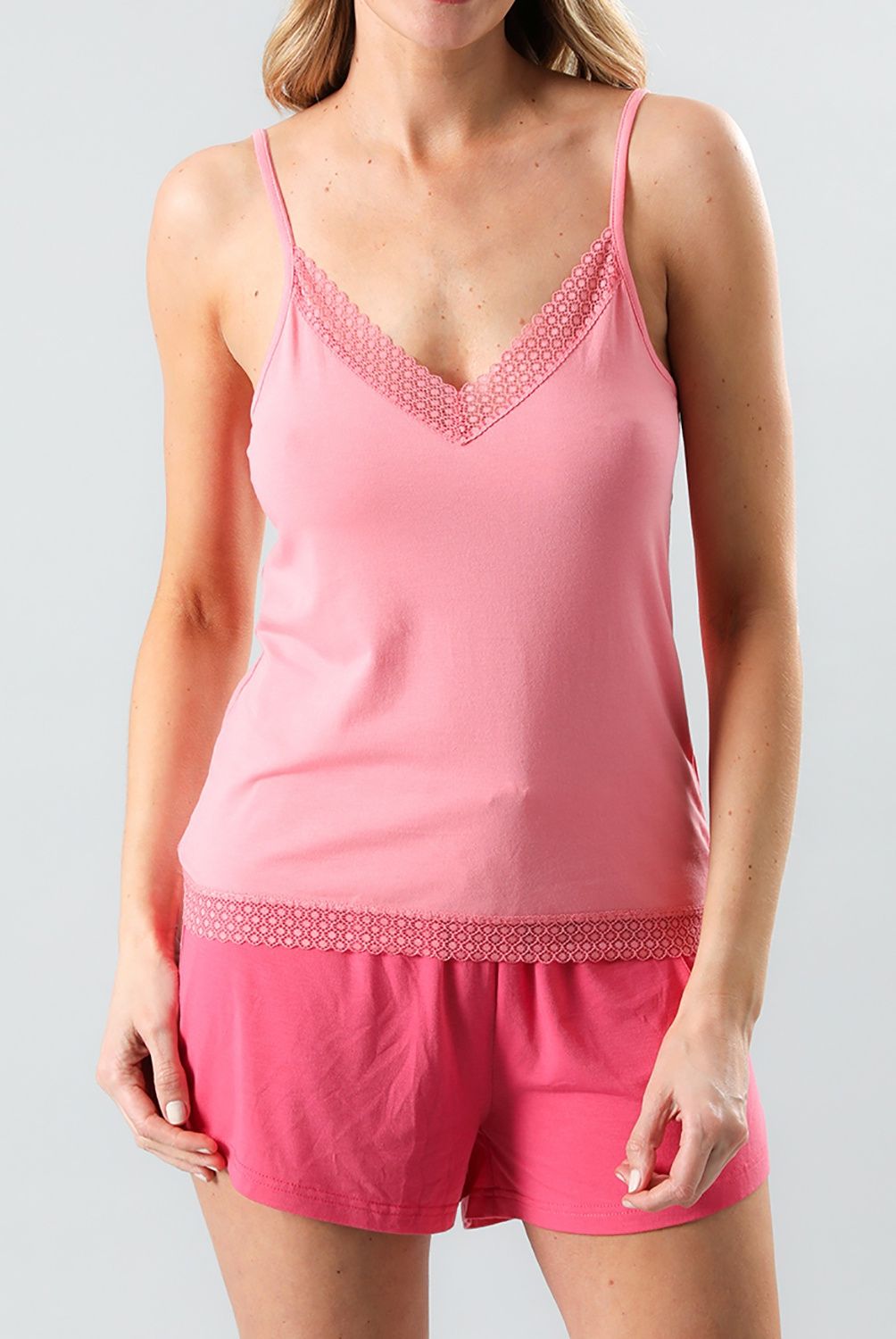 FLORES - Polera De Pijama Mujer Sin Mangas Flores