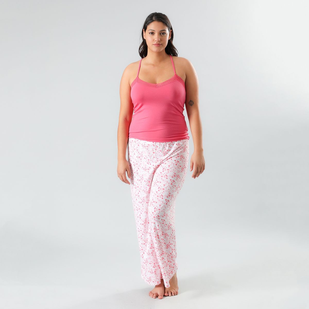 FLORES - Polera De Pijama Mujer Flores