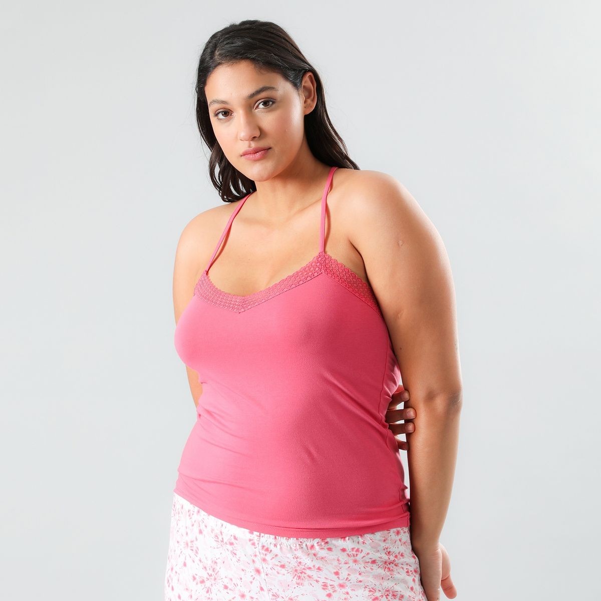 FLORES - Polera De Pijama Mujer Flores