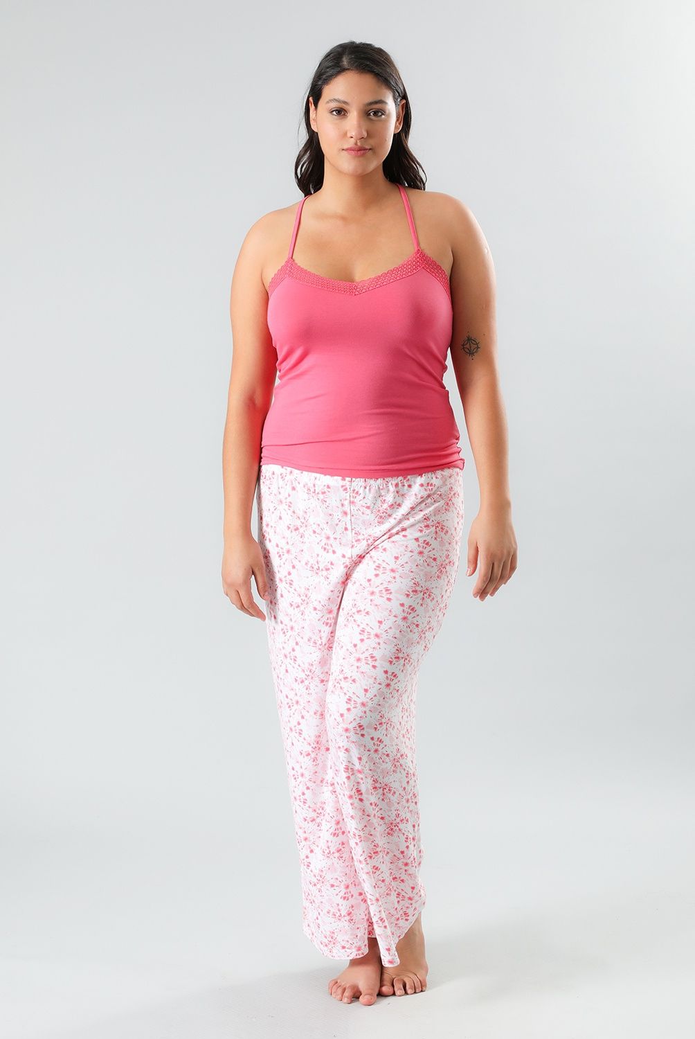 FLORES - Polera De Pijama Mujer Flores