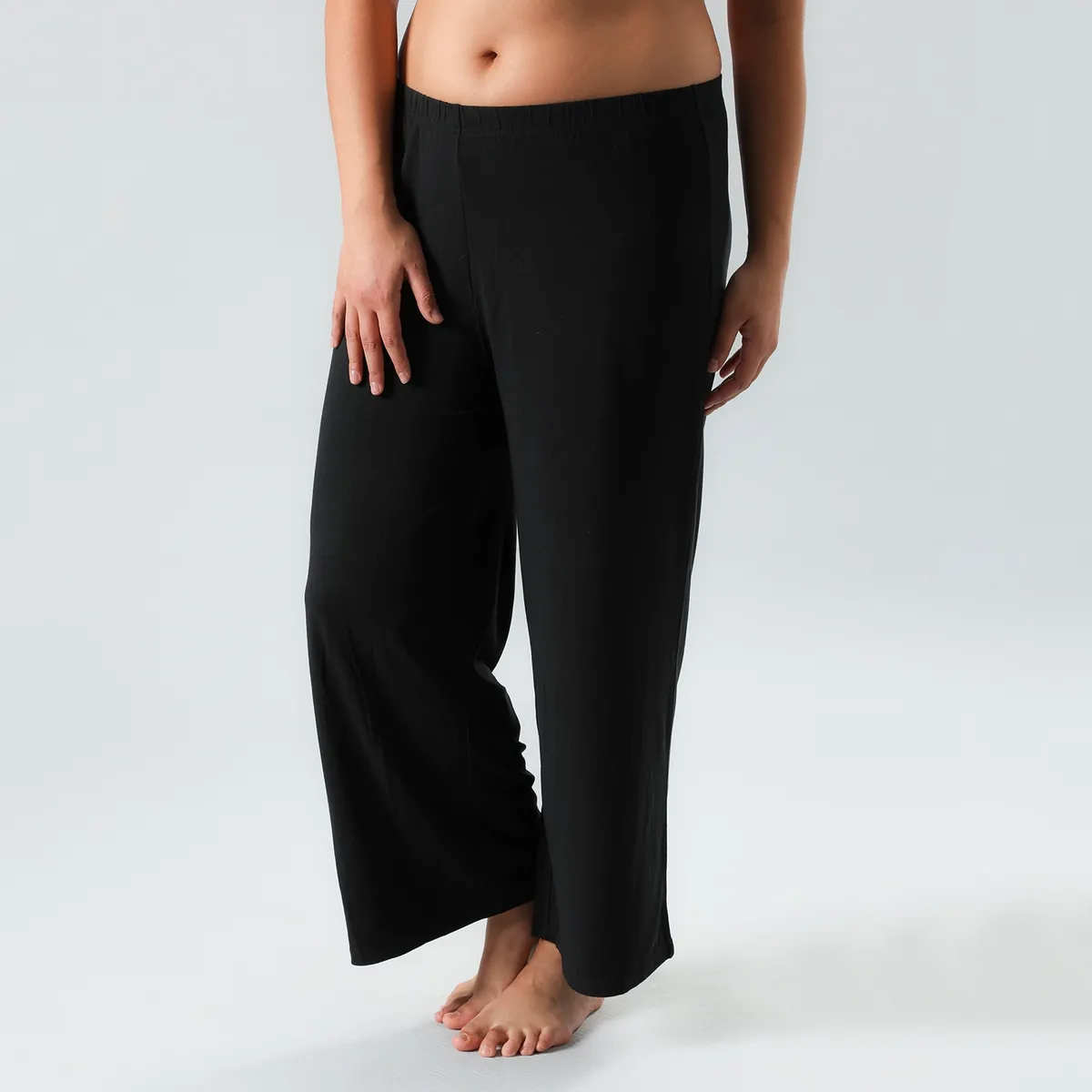 FLORES - Pack De 2 Pantalón Pijama Palazzo Mujer Flores