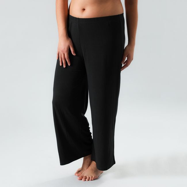 FLORES - Pack De 2 Pantalón Pijama Palazzo Mujer Flores