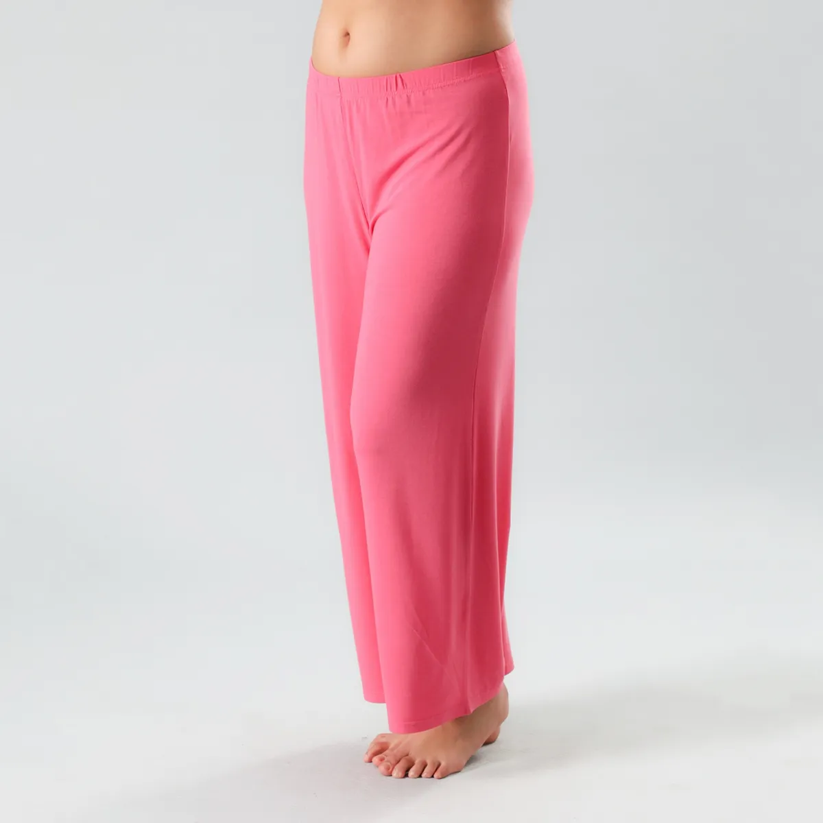 FLORES - Pack De 2 Pantalón Pijama Palazzo Mujer Flores