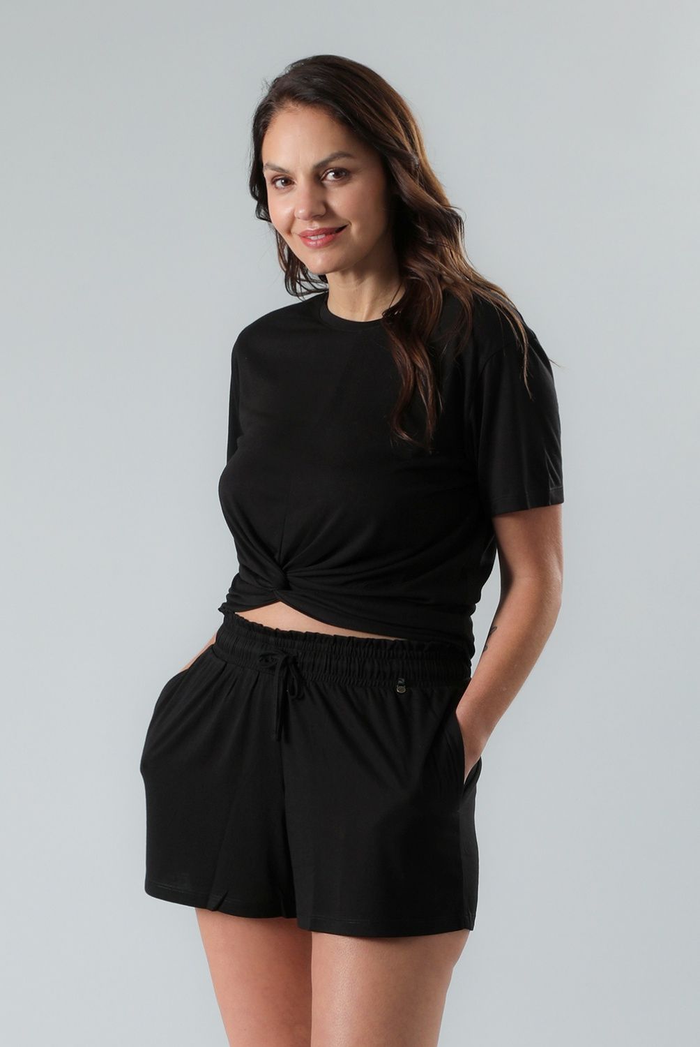 FLORES - Polera De Pijama Mujer Manga Corta Flores