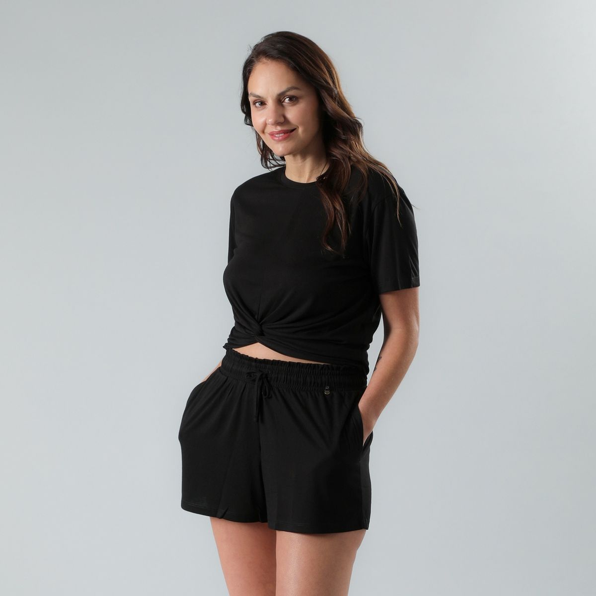 FLORES - Polera De Pijama Mujer Manga Corta Flores