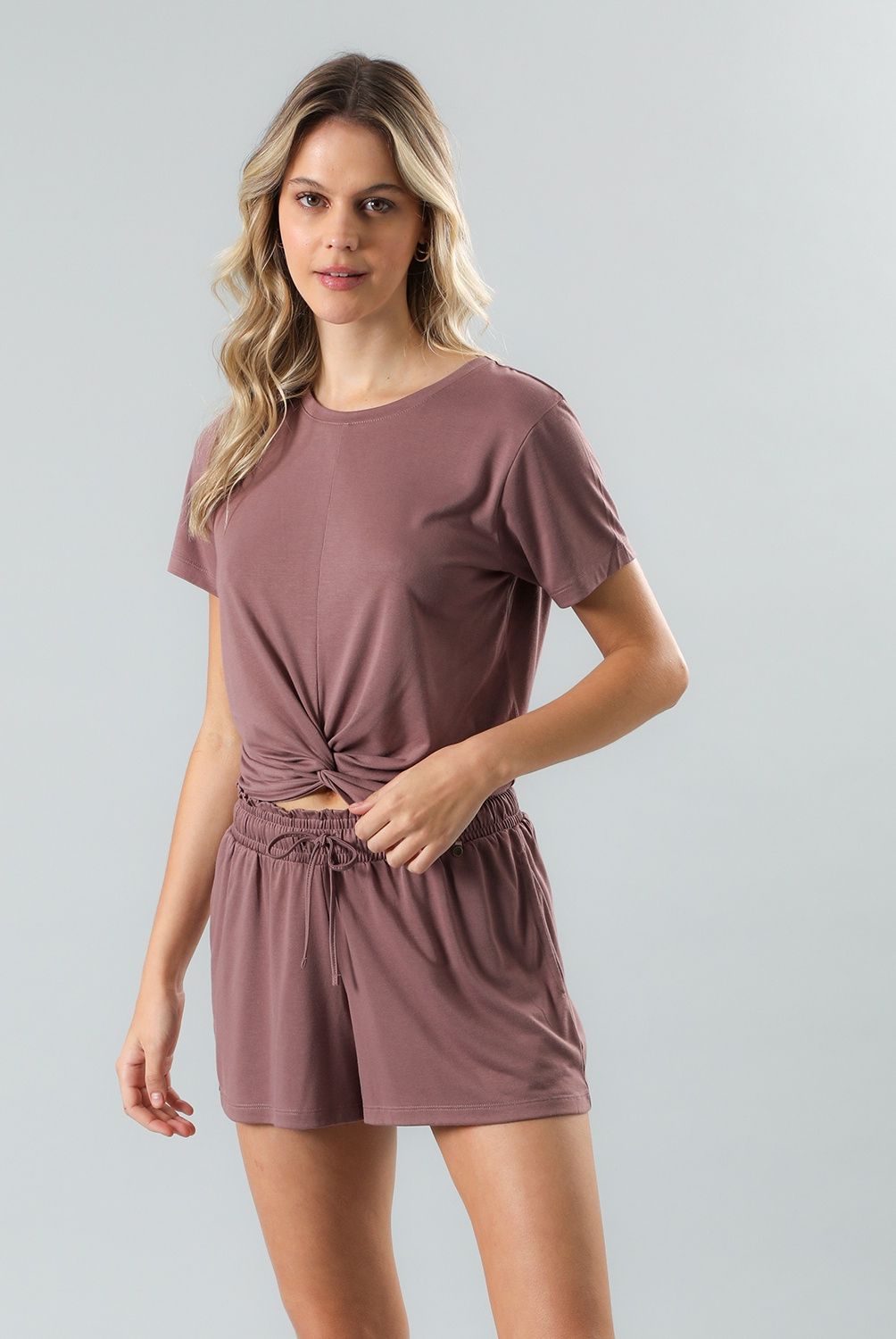 FLORES - Polera De Pijama Mujer Manga Corta Flores