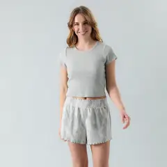 FLORES - Short De Pijama Mujer