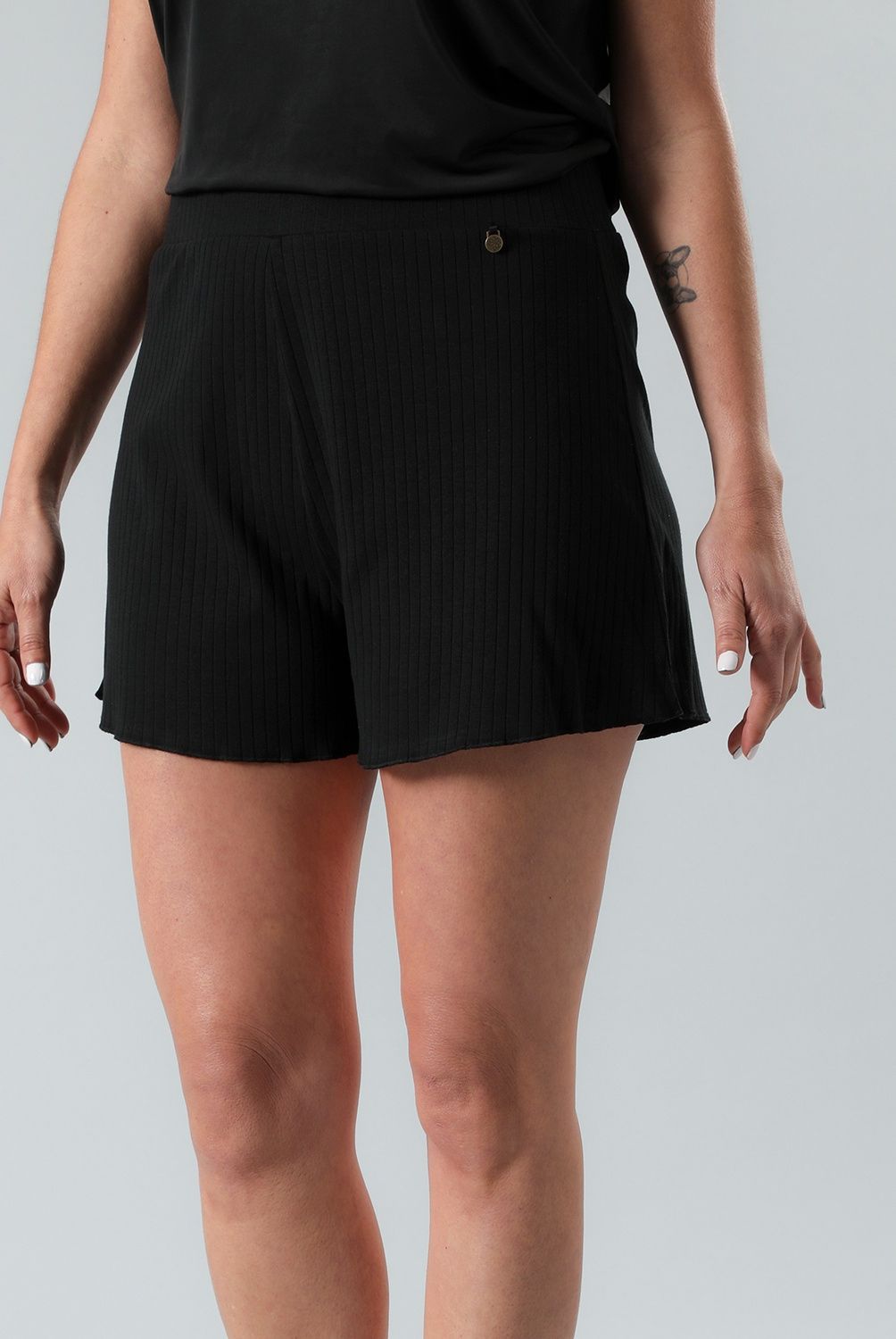 FLORES - Short Rib Pijama Mujer Flores