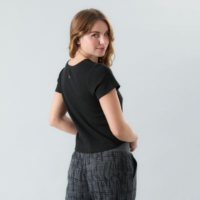 Imagen 2 del producto Polera Waffle Manga Corta Mujer