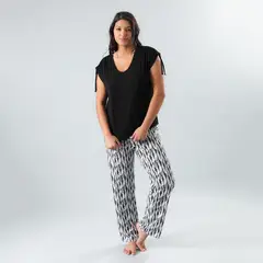 FLORES - Set Pijama Top + Short Mujer