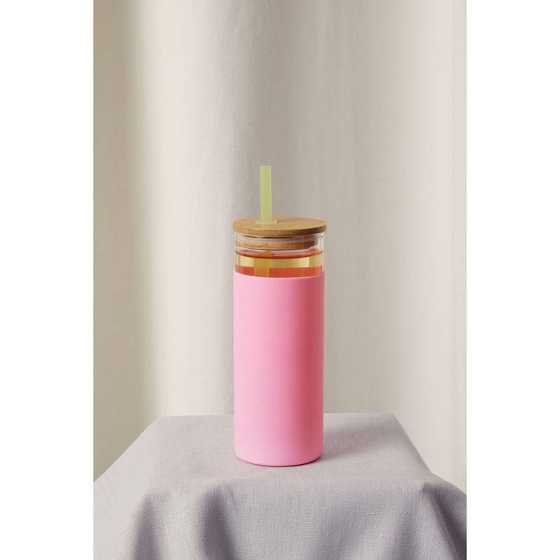 TYPO - Vaso Vidrio Funda Silicona 480 Ml Typo